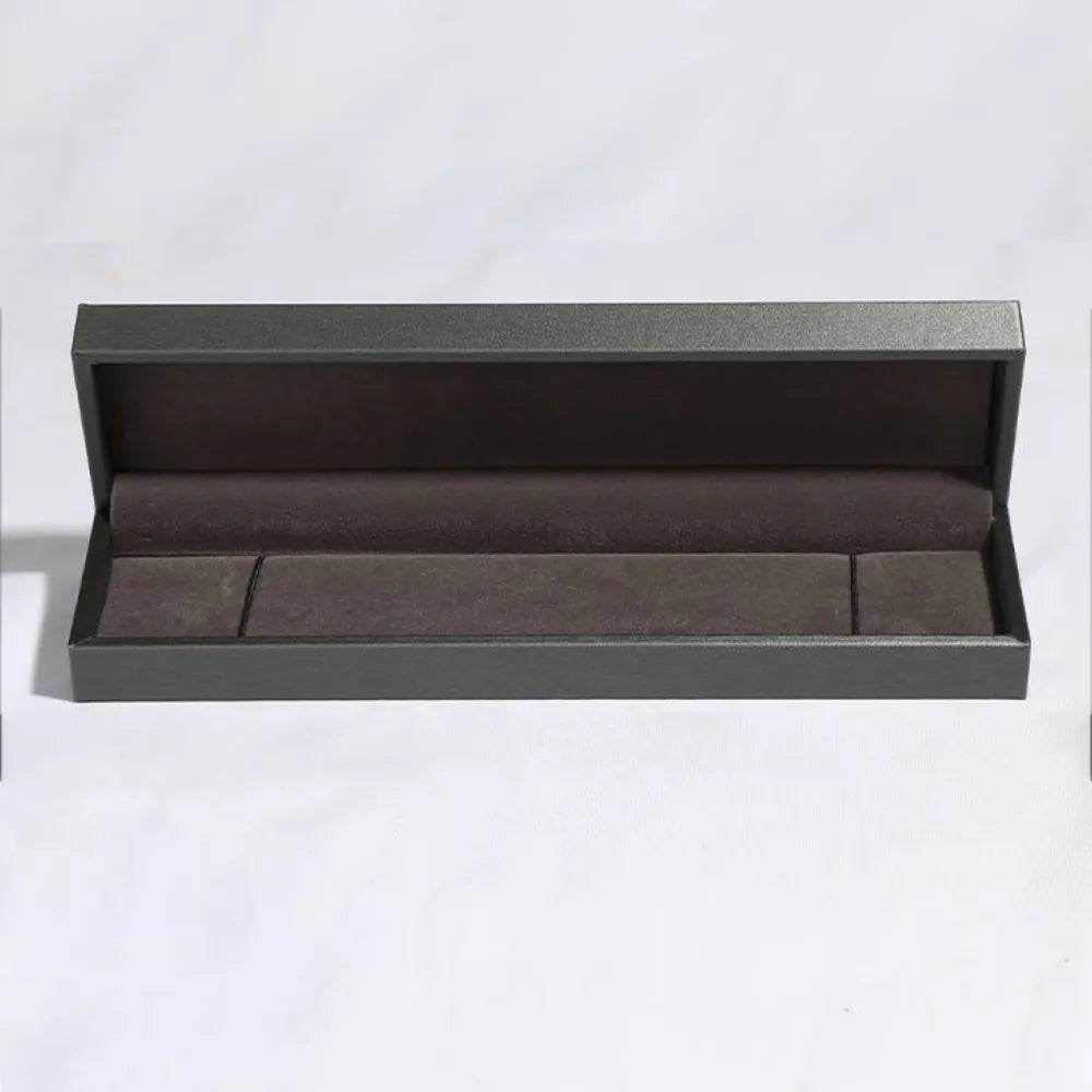 Gift box for 925 sterling silver zircon bracelet with velvet-style insert