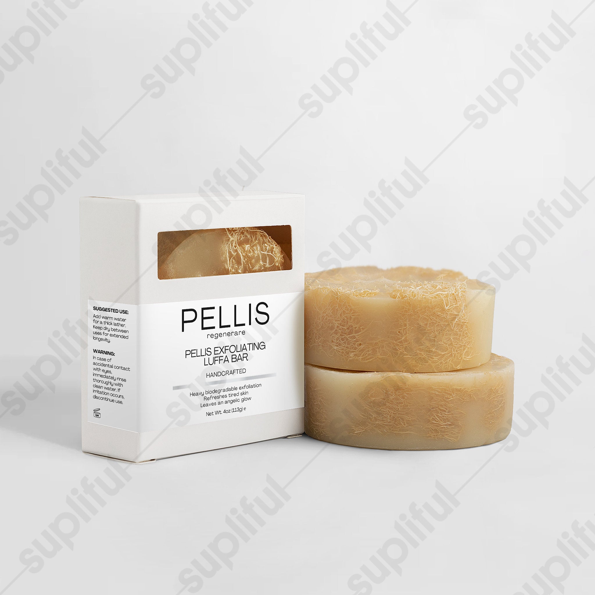 Pellis Exfoliating Luffa Bar