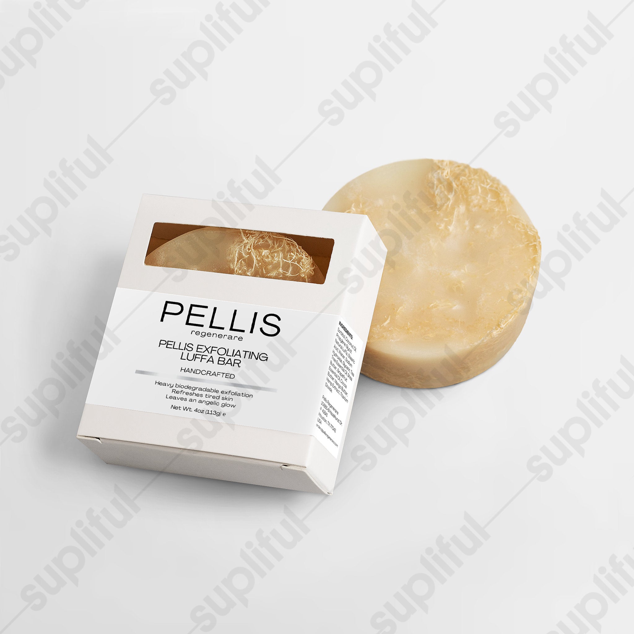 Pellis Exfoliating Luffa Bar