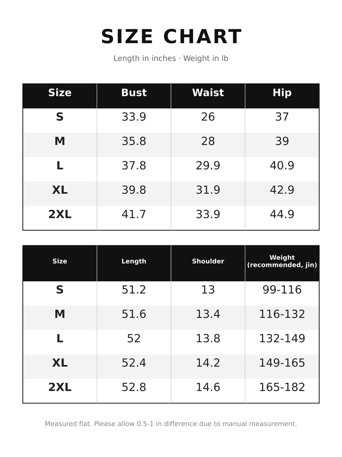 Size chart table for maxi dress with bust, waist, hip, shoulder, and length measurements