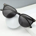 Cedar & Moore UV Protection Sunglasses black frames, gray lenses by Trendsi