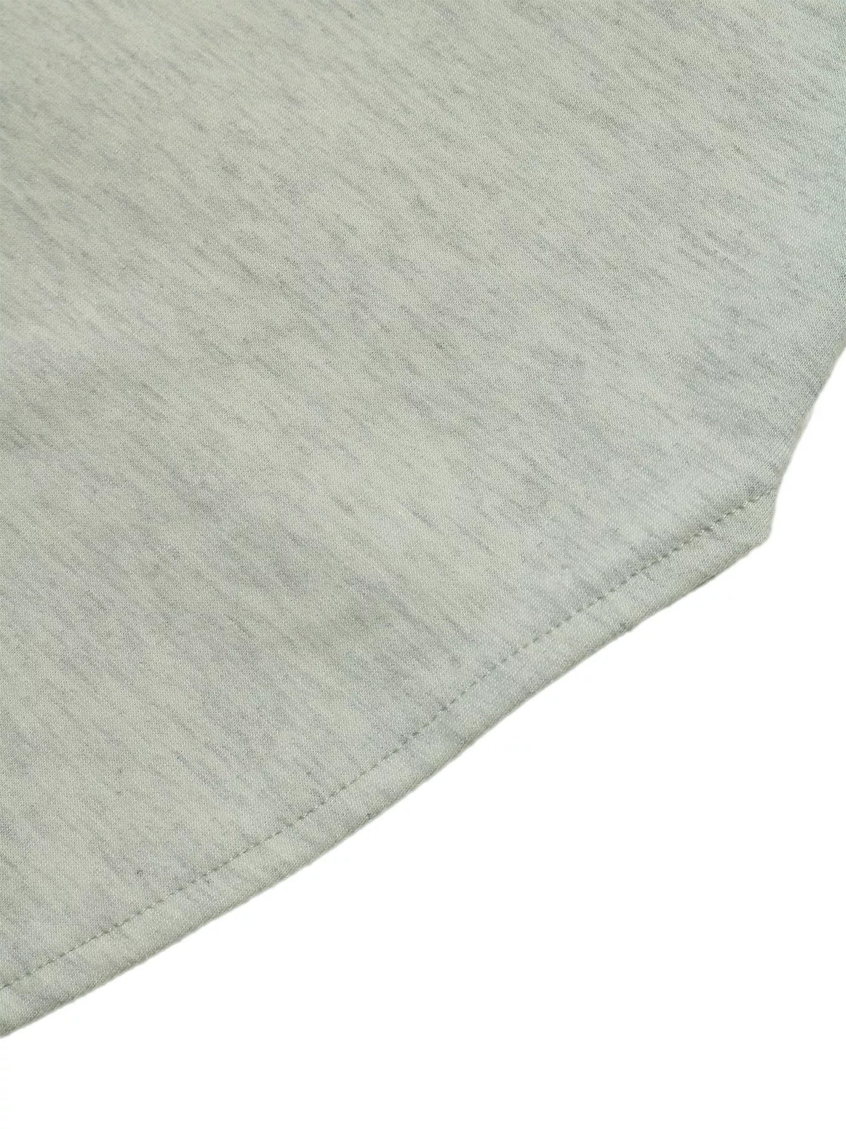 Light gray soft stretch fabric with subtle texture on a midi dress