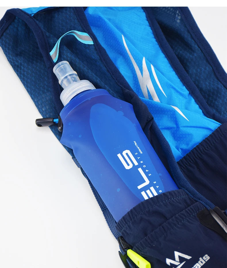 Collapsible TPU Water Bottle - BPA-Free Folding Soft Flask for Running & Hiking