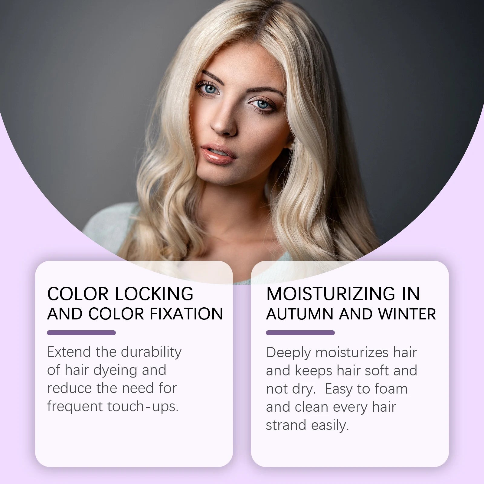 EELHOE Purple Shampoo - Color Maintenance & Toning Treatment for Blonde Hair
