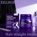 EELHOE Protein Hair Straightening Cream - Smoothing & Repair Treatment for Frizzy Hair