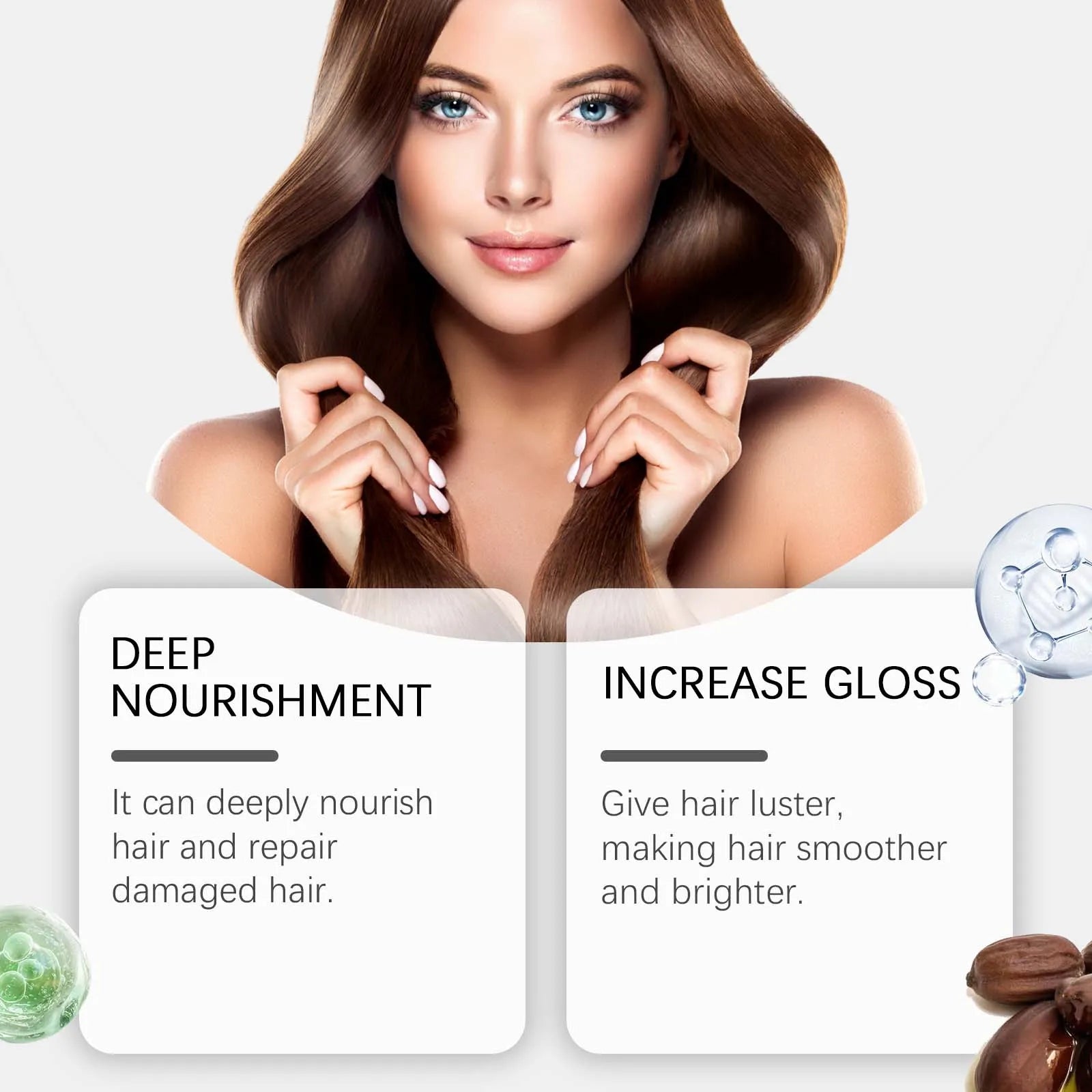 Viareline Nourish Care Shampoo & Conditioner Set - Oil Control & Repair Treatment