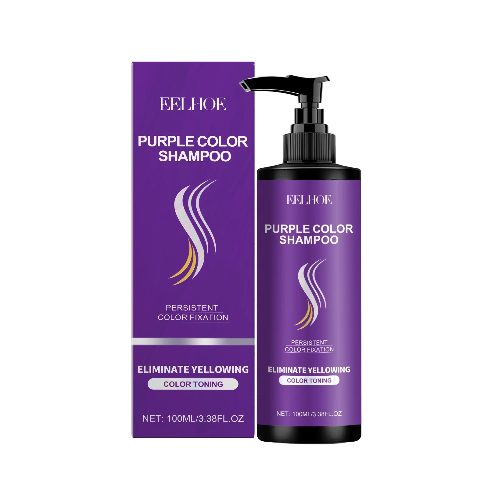 EELHOE Purple Shampoo - Color Maintenance & Toning Treatment for Blonde Hair