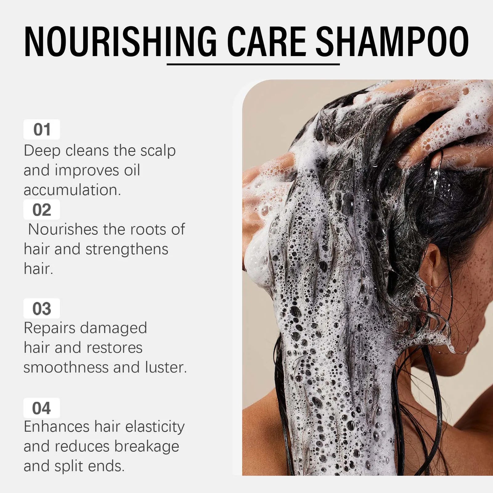 Viareline Nourish Care Shampoo & Conditioner Set - Oil Control & Repair Treatment