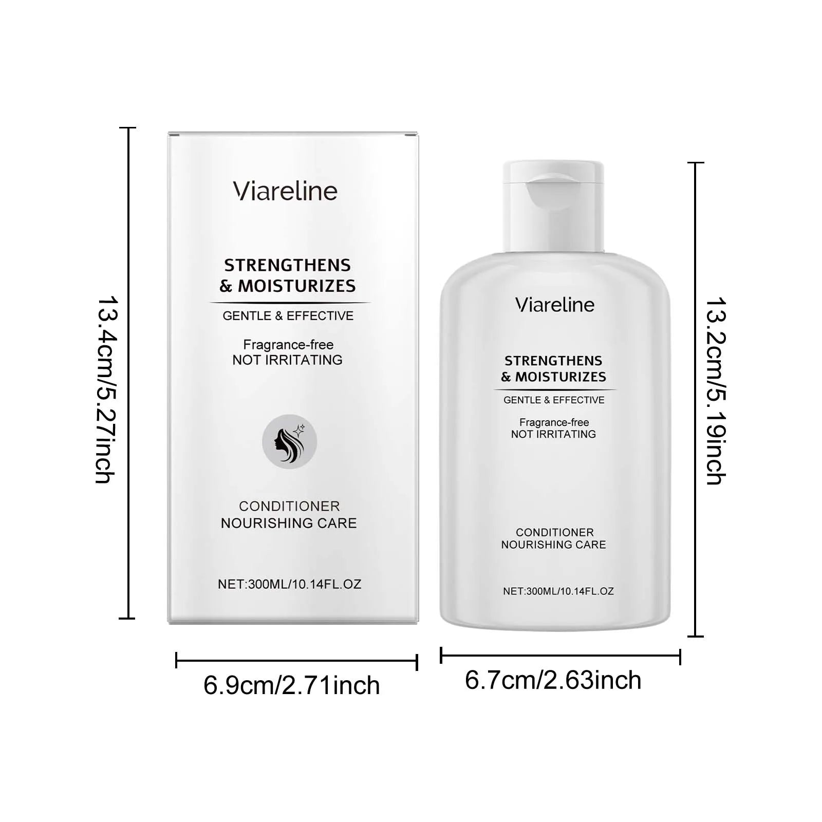 Viareline Nourish Care Shampoo & Conditioner Set - Oil Control & Repair Treatment
