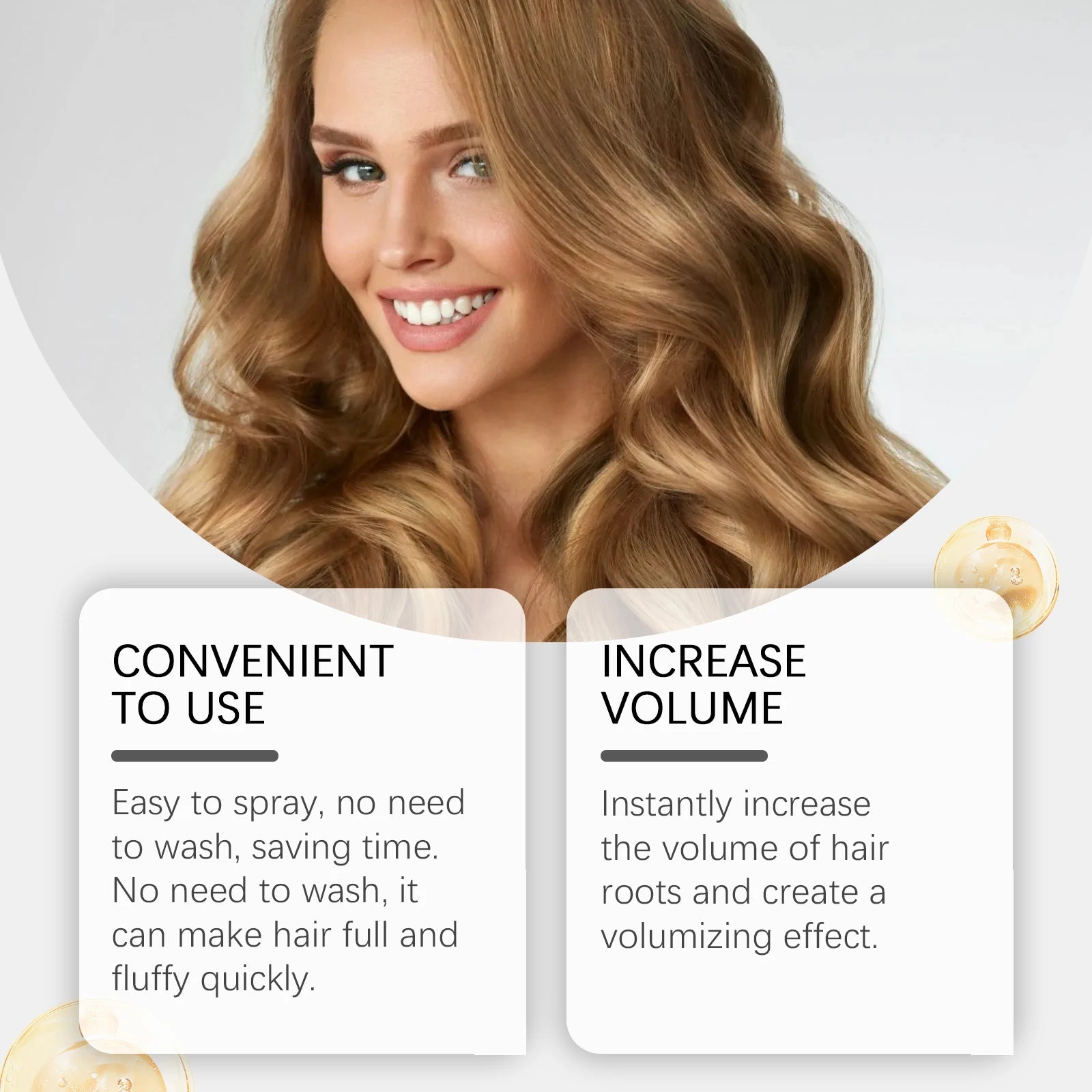 Volumizing Dry Hair Spray by Cedar & Moore; oil-control formula for voluminous blonde hair