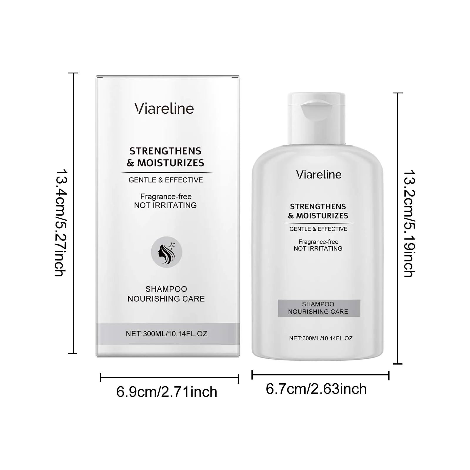 Viareline Nourish Care Shampoo & Conditioner Set - Oil Control & Repair Treatment