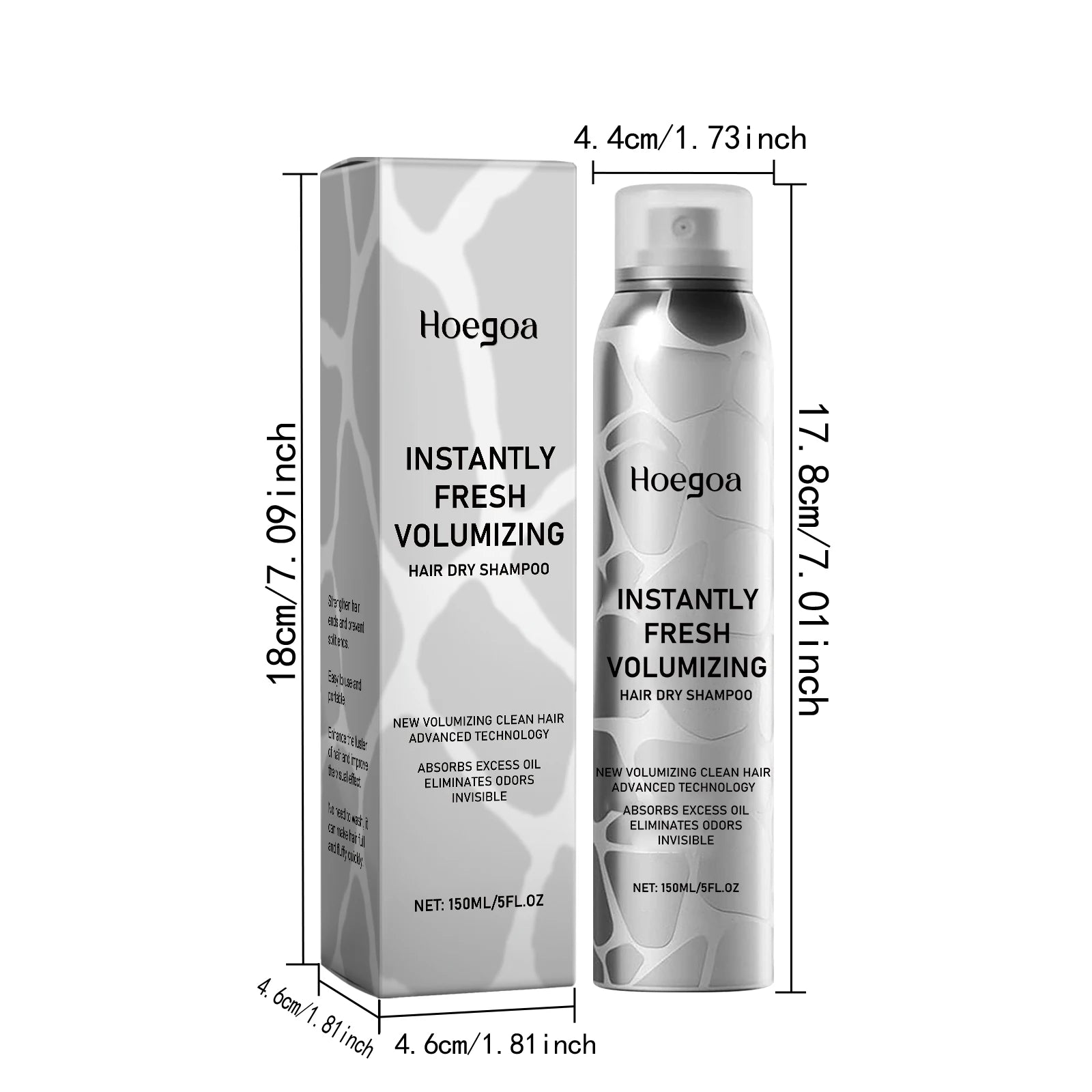 Volumizing Dry Hair Spray by Cedar & Moore — silver bottle; oil-control & scalp-refresh formula