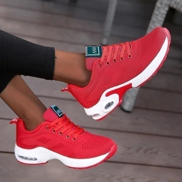 Women's Breathable Mesh Running Shoes - Lightweight Athletic Sneakers for Walking & Sports