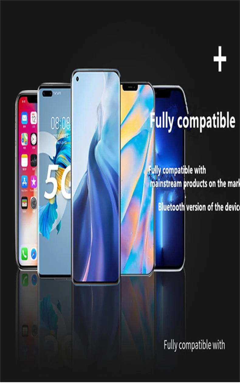 Clip-On Wireless Earphone - Bluetooth 5.3 Open-Ear Design with Noise Cancelling & Mic