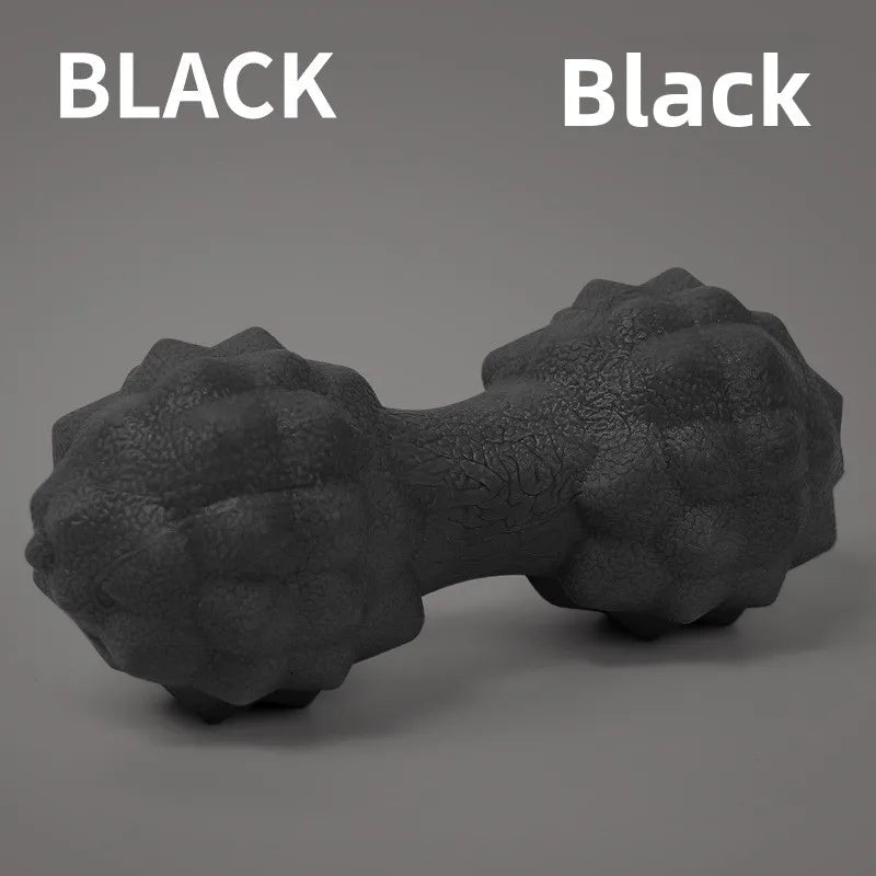 Textured Massage Ball Dual Therapy Ball Black by Cedar & Moore for myofascial release