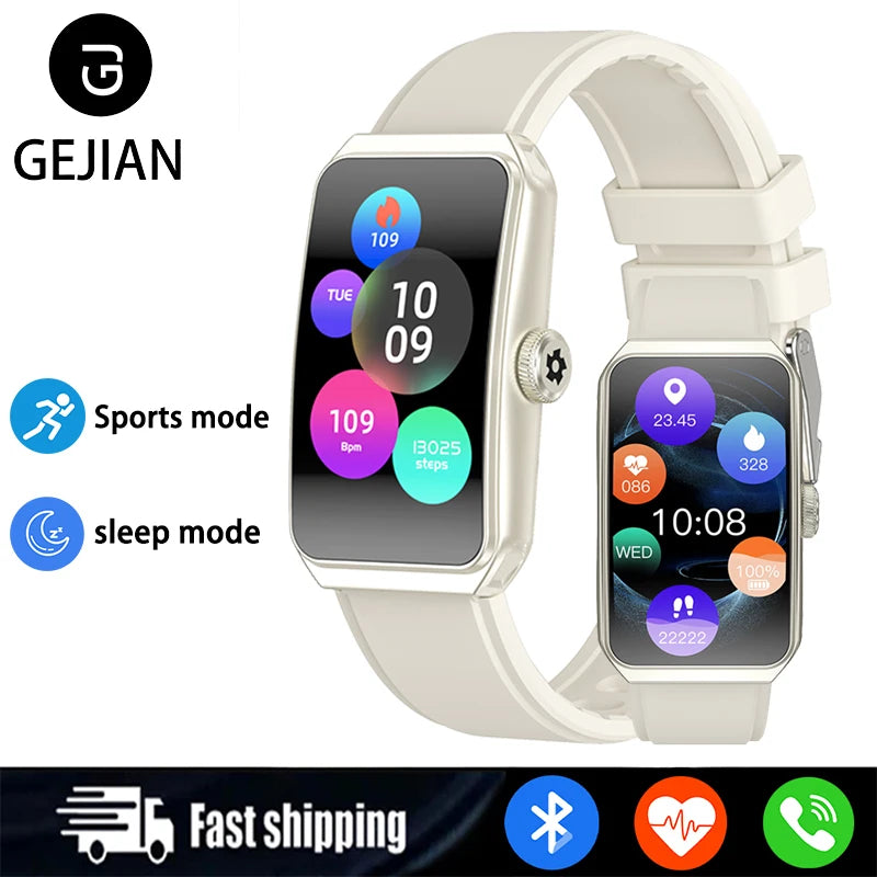 GEJIAN R11 Fashion Smart Watch - 1.47" TFT Display with Health Monitoring & IP68 Waterproof