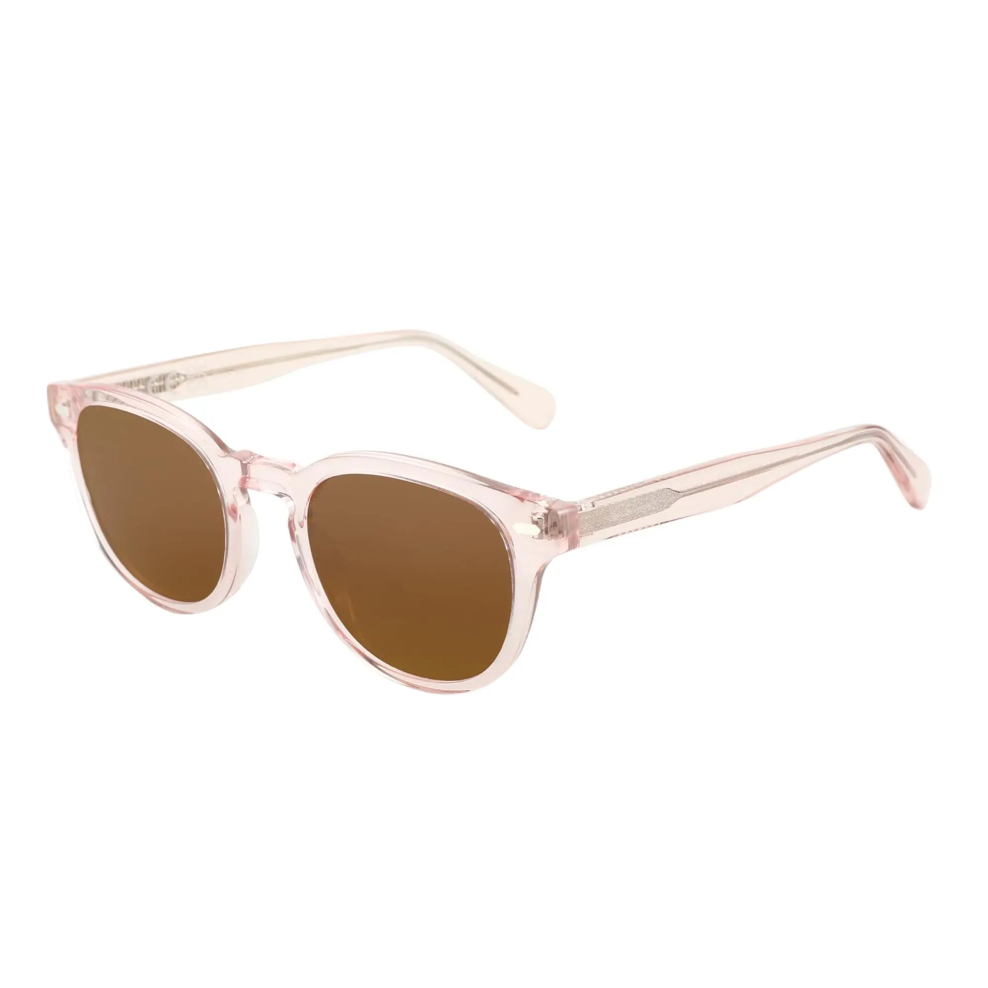 ZENOTTIC Round Polarized Sunglasses - Eco-Friendly Acetate Retro UV400 Protection