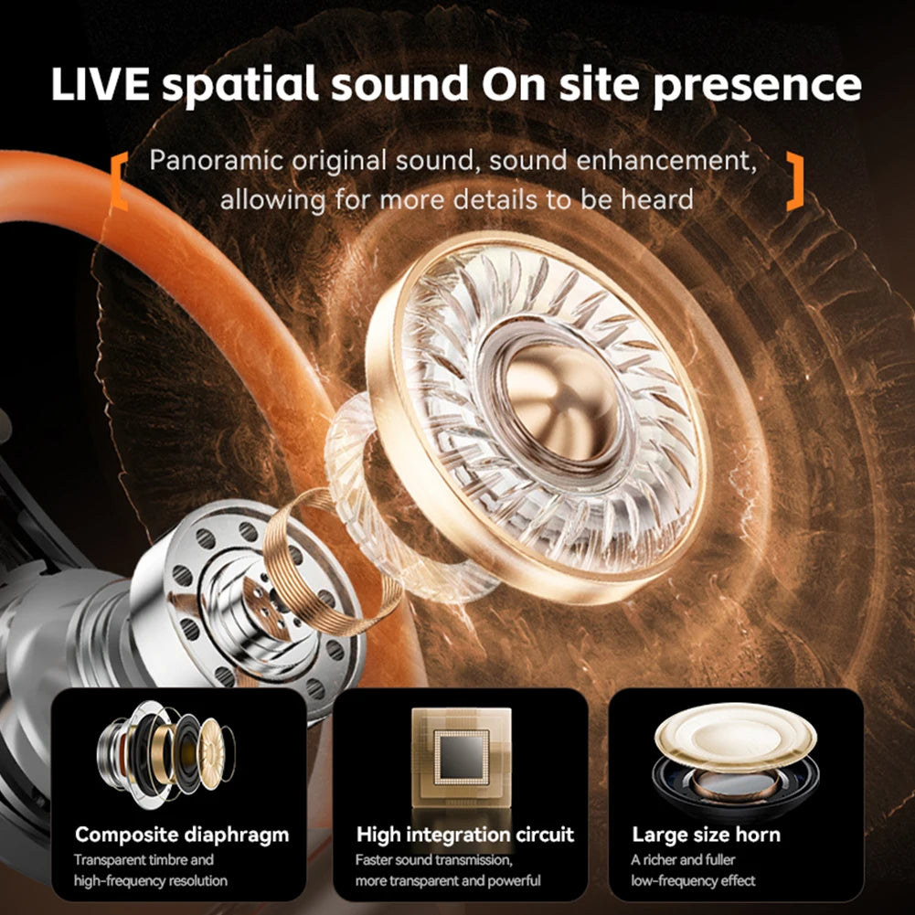 AI Translation Earbuds - Real Time 144 Languages with Bluetooth 5.4 & 48H Battery