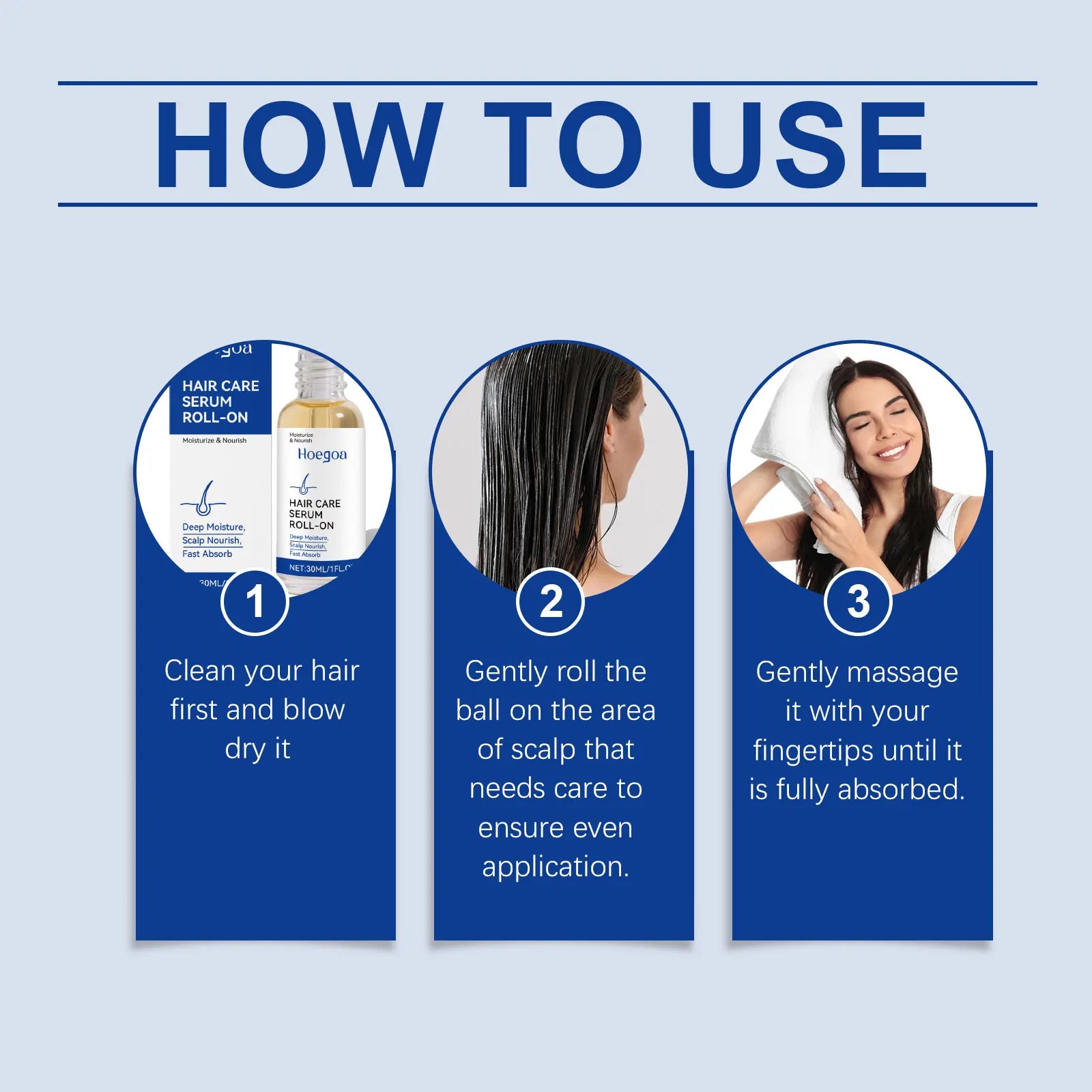 Hair Growth Serum - Strengthening Root Treatment for Anti-Baldness & Hair Loss Repair