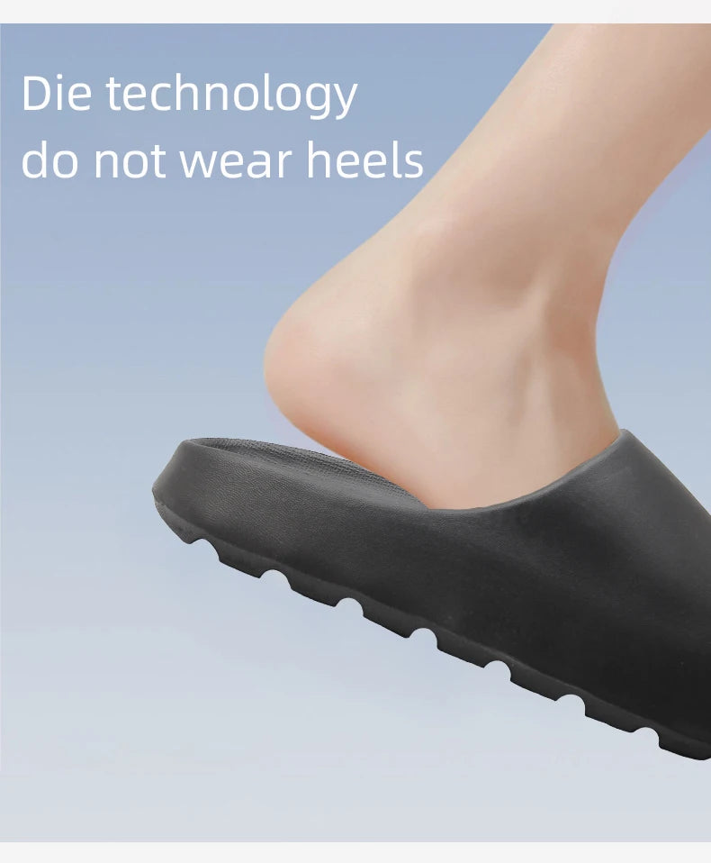 EVA Men's Slide Slippers - Anti-Slip Thick Sole for Indoor & Outdoor Comfort