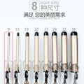 Professional Ceramic Hair Wave Curling Wand - LCD Display Curling Iron for Waves & Curls