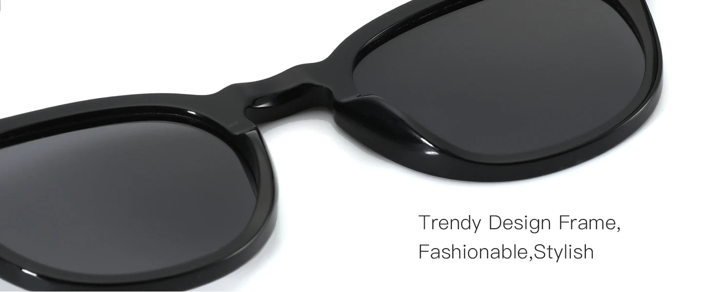 ZENOTTIC Round Polarized Sunglasses - Eco-Friendly Acetate Retro UV400 Protection