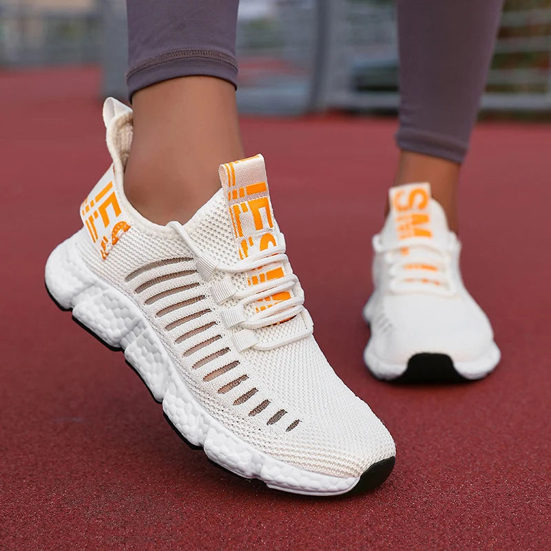 Women's Breathable Sneakers - Lightweight Running & Sport Shoes