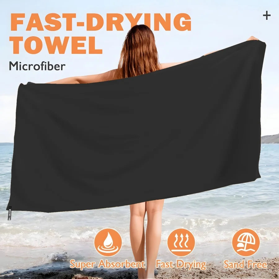 100% Microfiber Sports Towel Quick Dry