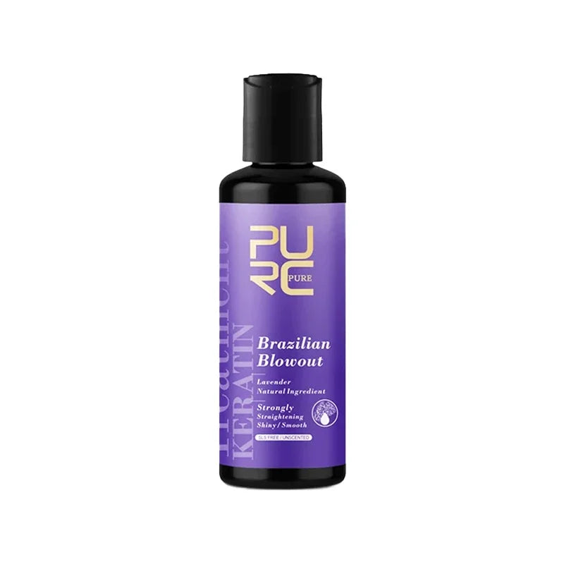PURC Brazilian Keratin Hair Treatment - Professional Straightening & Smoothing System