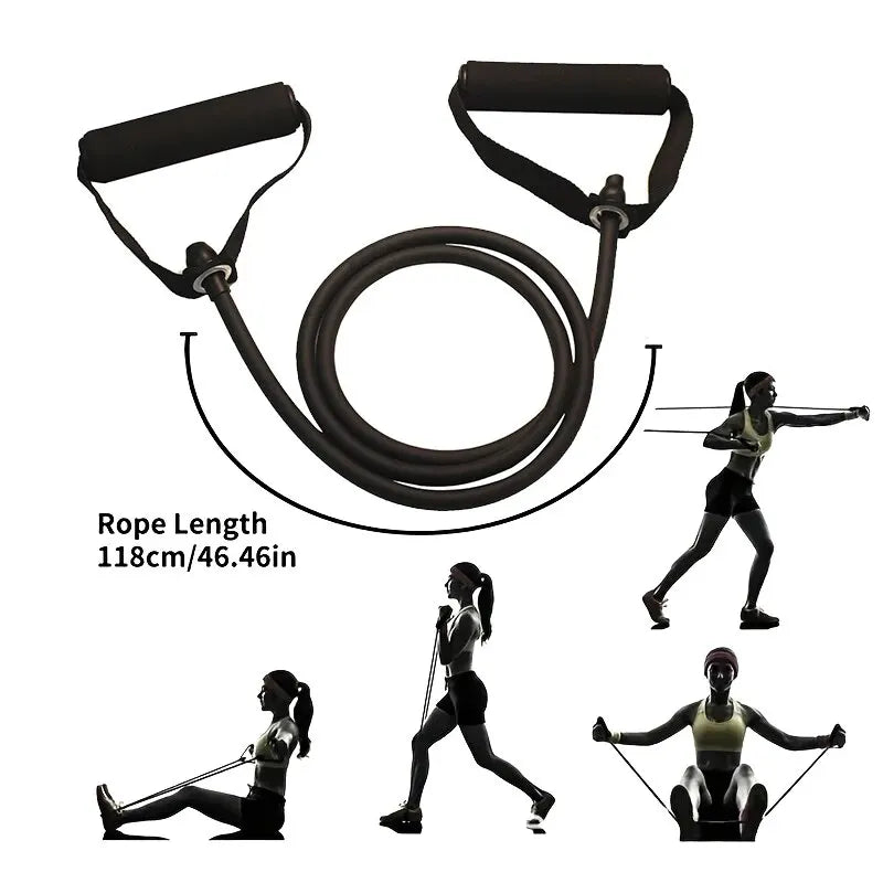 Resistance Bands with Handles 10lb - 30lb Strength Training Equipment for Home Workouts