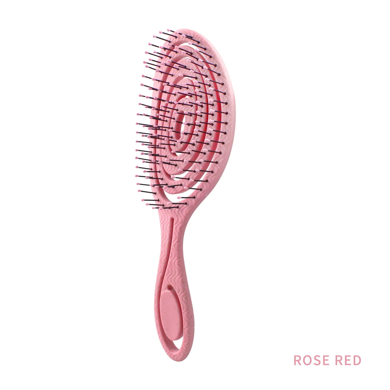 Wet & Dry Hair Detangling Brush - Massage Comb with Nylon Bristles for Curly Hair