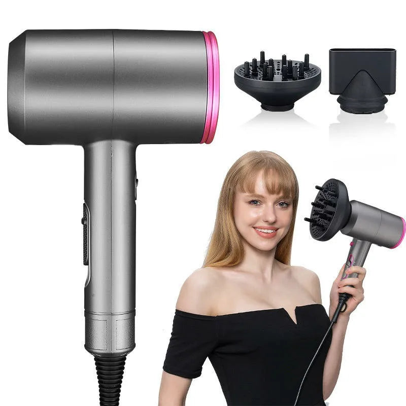 2000W Professional Hair Dryer - Hot & Cold Air with Diffuser & Negative Ion Technology