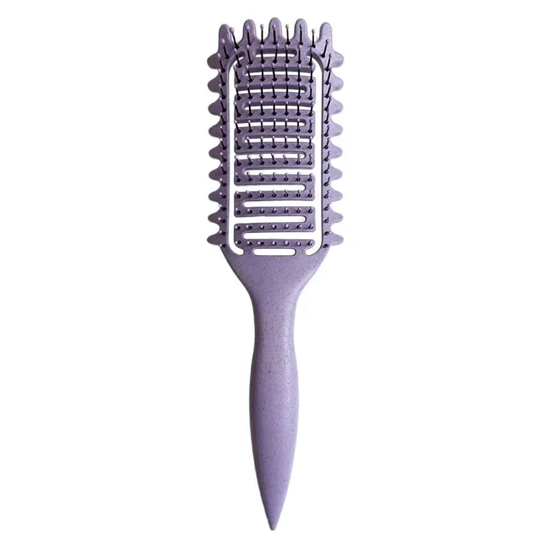 Curl Define Styling Brush - Hollow Out Detangling Hair Brush for Wet Curly Hair Shaping