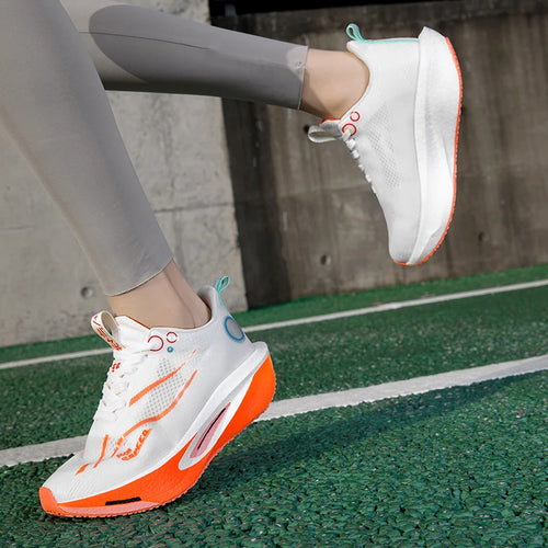 Carbon Board Athletic Running Shoes - Professional Marathon Lightweight Cushioning Sneakers