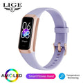 LIGE Amoled Heart Rate Blood Smartwatch Waterproof Sports Fitness Tracker