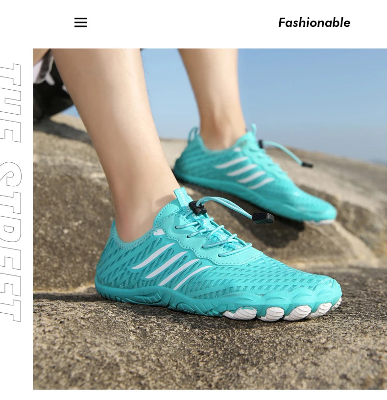 Quick-Dry Water Shoes - Barefoot Aqua Sneakers for Beach, Swimming & Water Sports