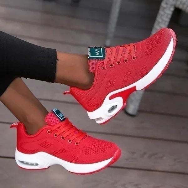 Women's Breathable Mesh Running Shoes - Lightweight Athletic Sneakers for Walking & Sports
