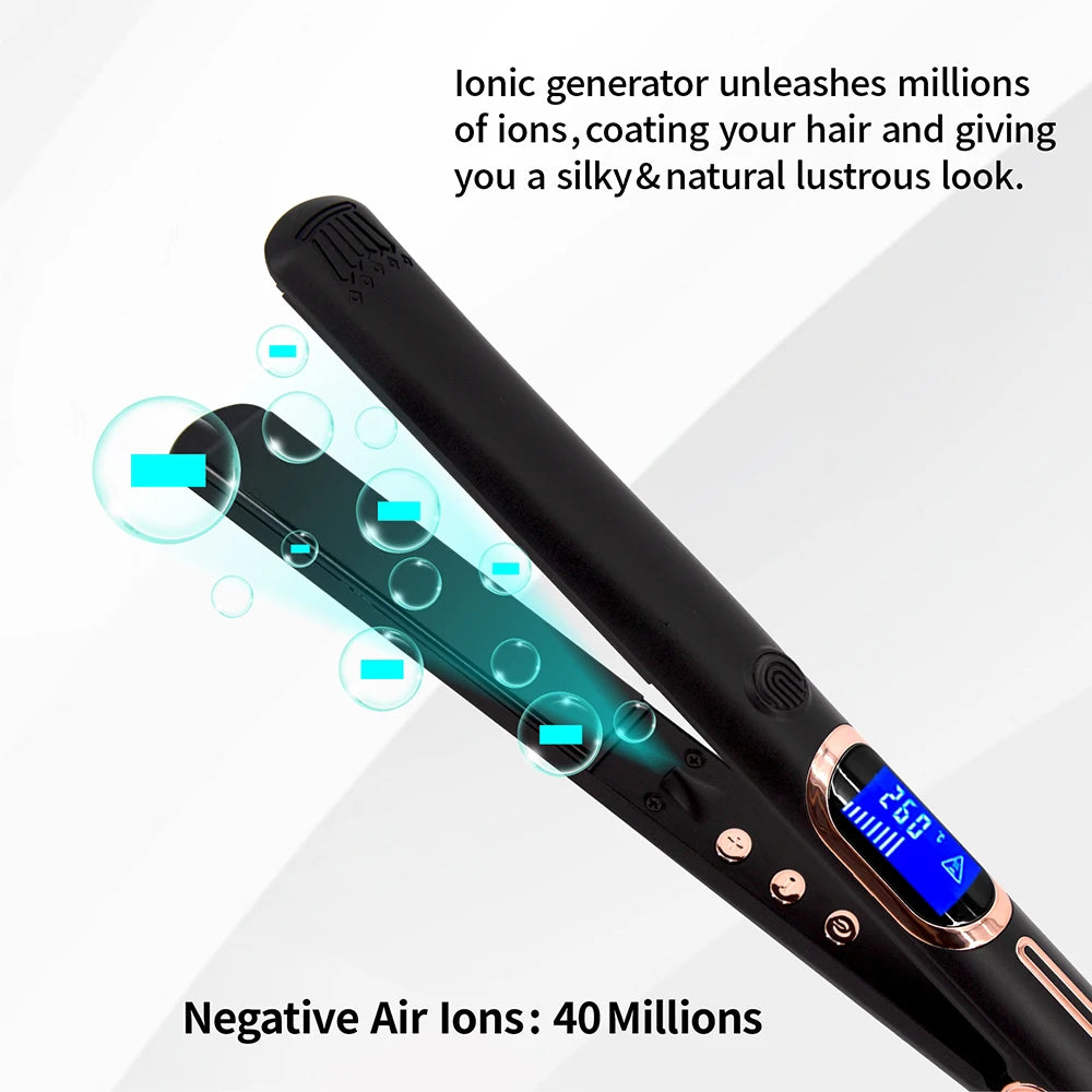 Professional Hair Straightener 1/1.5/2 Inch Plate Iron Dual Voltage