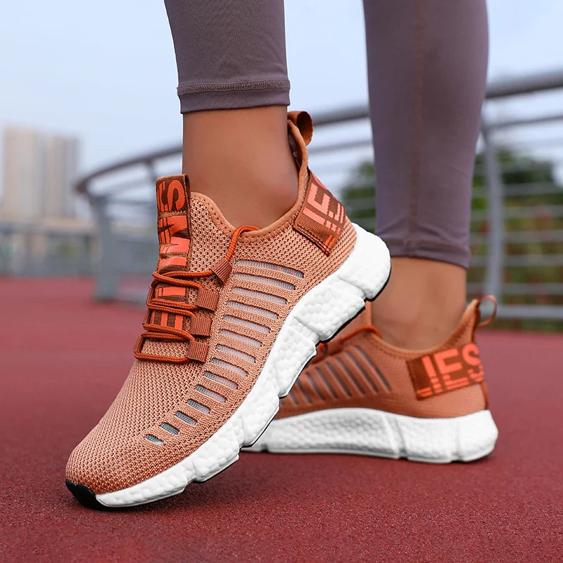 Women's Breathable Sneakers - Lightweight Running & Sport Shoes