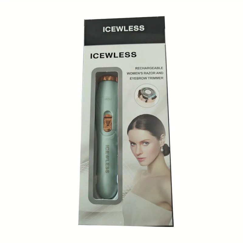 3-in-1 Electric Hair Removal Set - Portable Multi-Head Trimmer for Painless Body & Facial Hair Removal