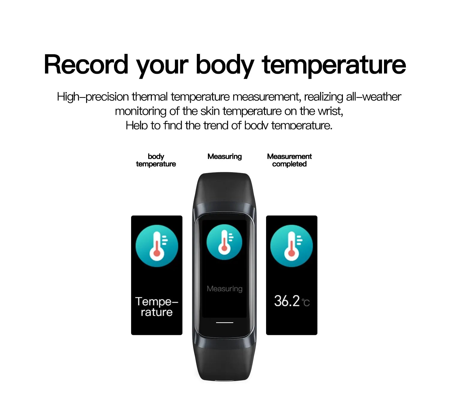 LIGE Amoled Heart Rate Blood Smartwatch Waterproof Sports Fitness Tracker