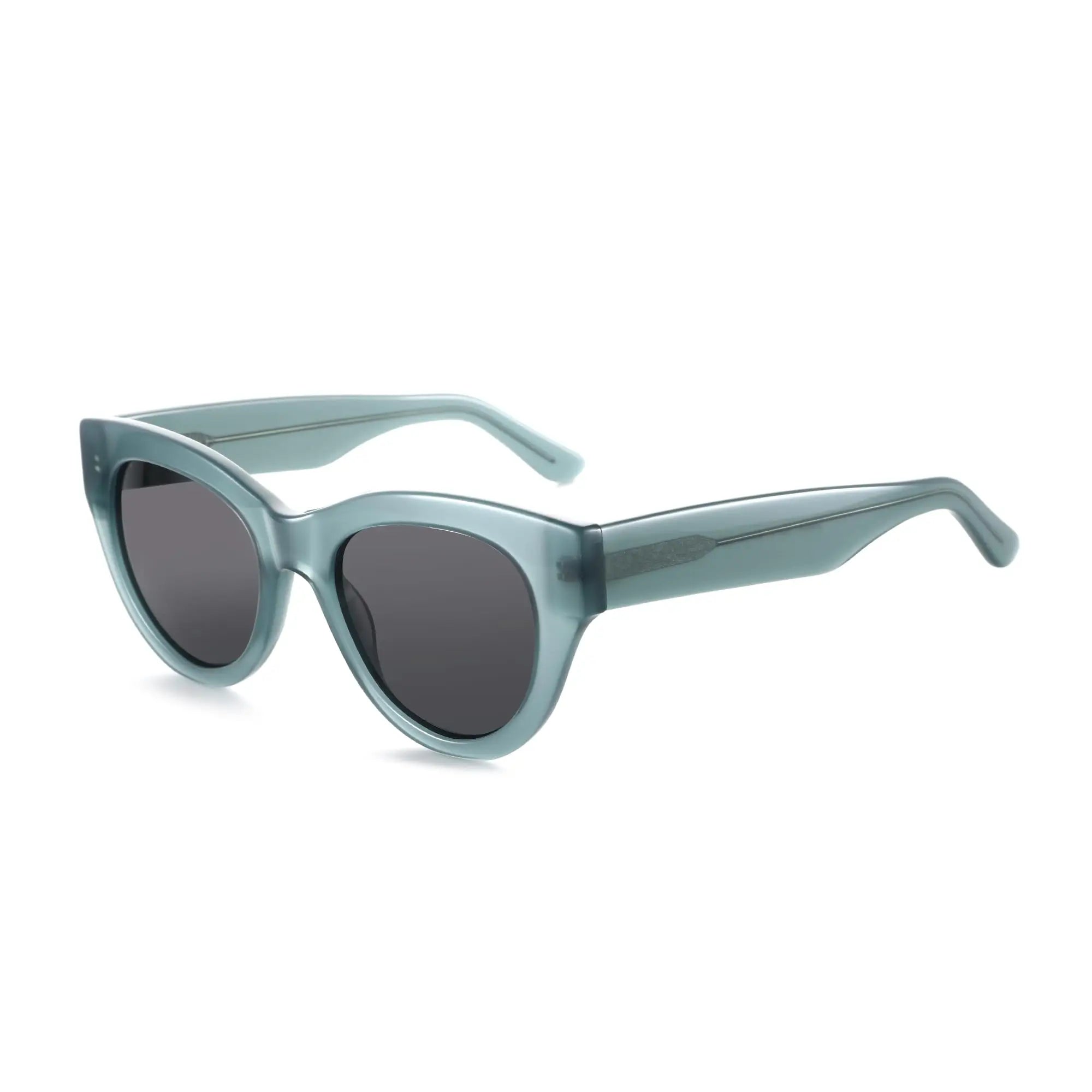ZENOTTIC Fashion Retro Polarized Sunglasses - Cat Eye Acetate Frame UV Protection