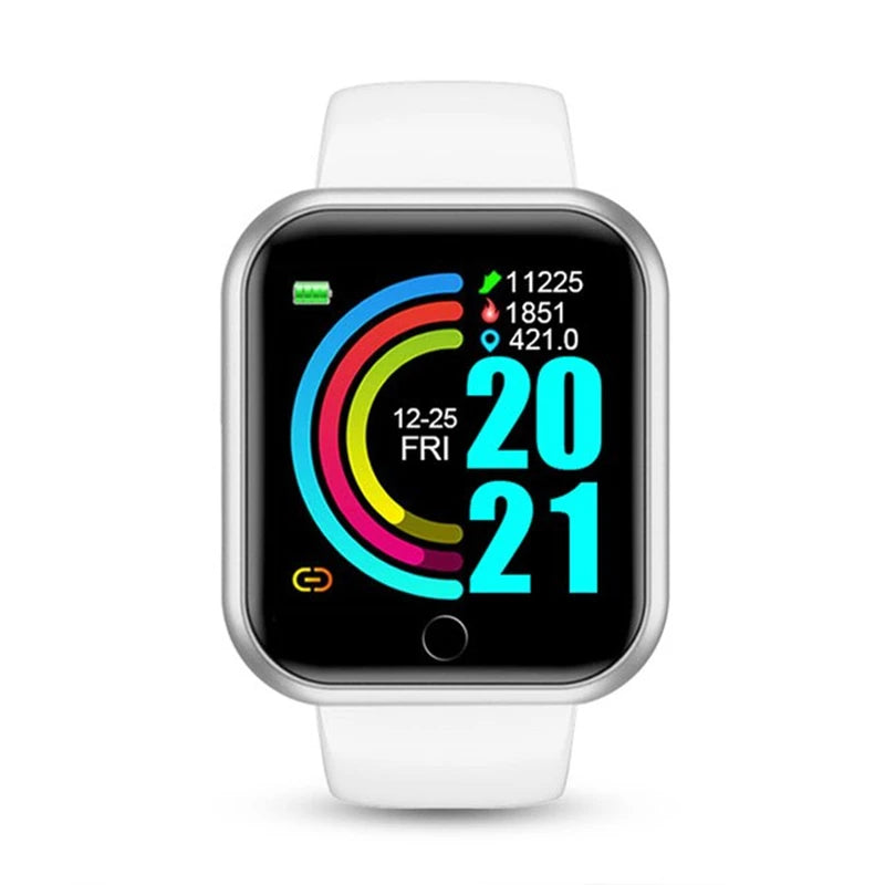 Smart Watch Fitness Tracker - Bluetooth Connected Phone Music Player