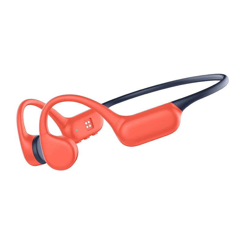 DISOUR X20 Bone Conduction Headphones - Bluetooth 5.4 with 32GB MP3 Player & IPX8 Waterproof