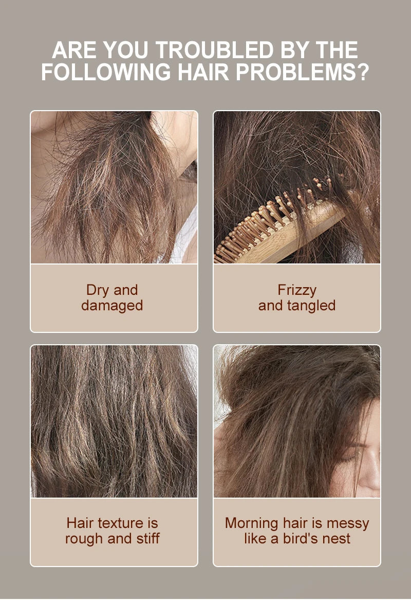 PURC Magic Instant Smooth Hair Serum - Nourishing Repair Leave-In Oil Anti-Frizz Treatment