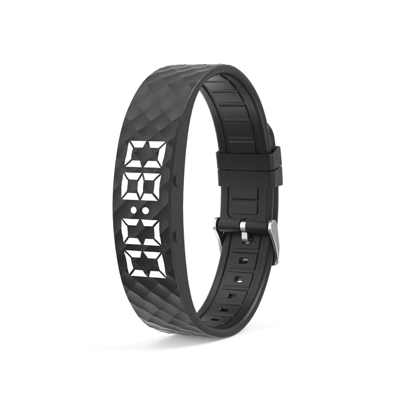 Smart Multifunctional Wristband Fitness Tracking Bracelet IP65 Waterproof Sports LED