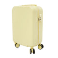 20 Inch Business Carry-On Suitcase with USB Port - ABS-PVC Spinner Luggage with 3-Digit Lock
