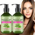 Rosemary Mint Strengthening Shampoo & Conditioner Set - Moisturizing Hair Treatment