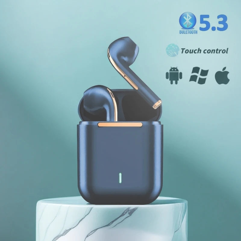 J18 TWS Wireless Earbuds - Bluetooth 5.3 Headphones with Noise Cancelling