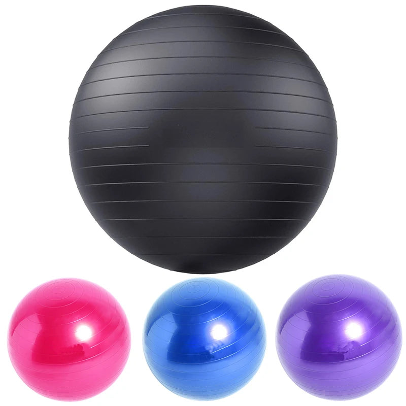Yoga Balance Ball - Anti-Burst Pilates Exercise Ball 55/65/75/85cm for Core Strength